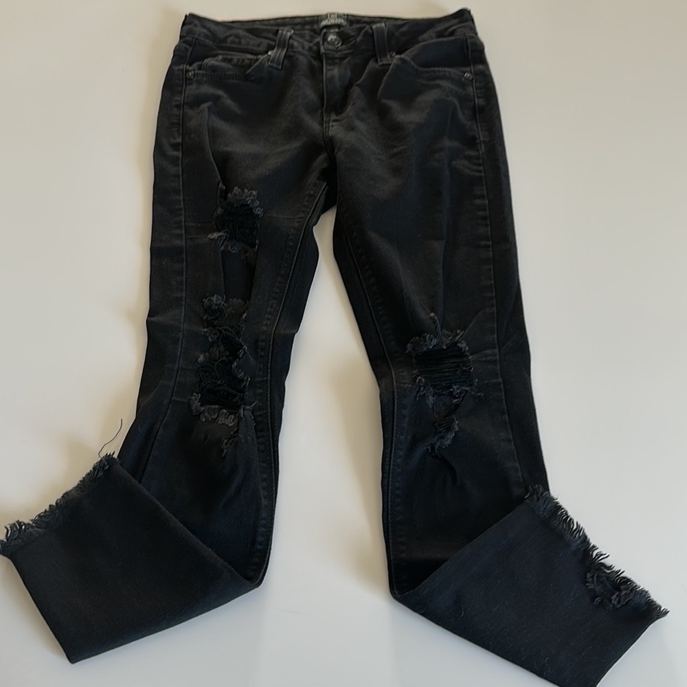 Just Black Destructive Skinny Jeans